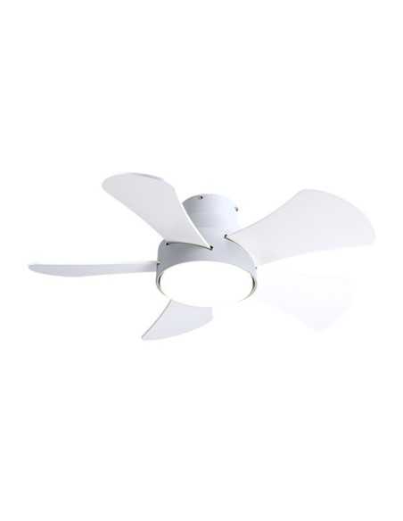 Ventilador 25W DC Blanco GREGARIO 5 ASPAS REV.