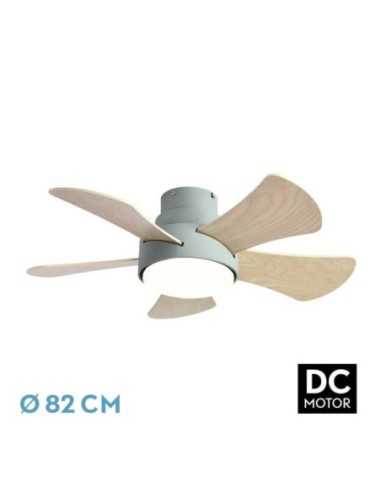 Ventilador 25W DC VERDE GREGARIO 5 ASPAS REV.