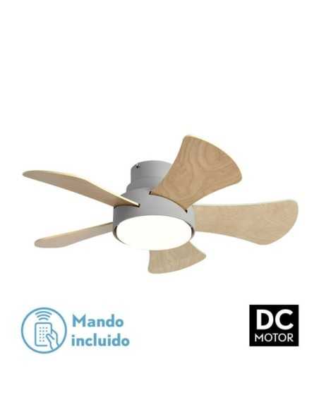 Ventilador 25W DC Gris GREGARIO 5 ASPAS REV.