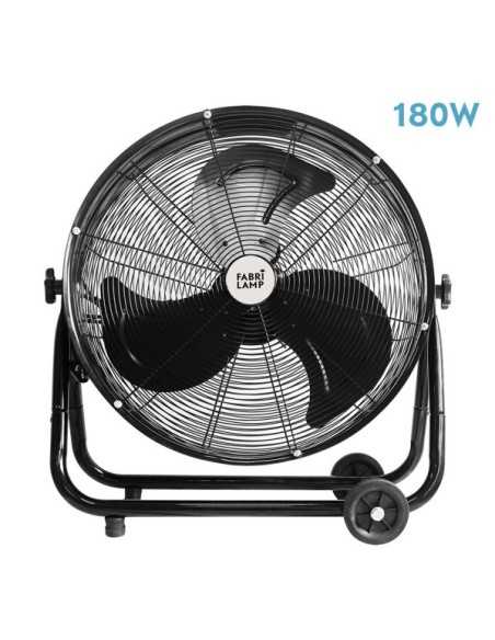 Ventilador Industrial PONIENTE 180W Negro 64D