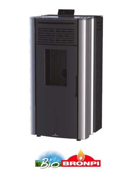 Estufa De Pellet BRONPI Coral- Nc 15 Kw Plat | Hogar Cahersa