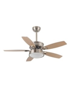 Ventilador 30W DC BRAW NIQUEL 5 ASPAS PLATA/Haya 2
