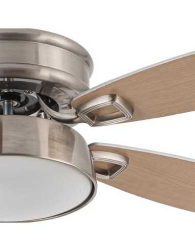 Ventilador 30W DC BRAW NIQUEL 5 ASPAS PLATA/Haya