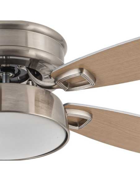 Ventilador 30W DC BRAW NIQUEL 5 ASPAS PLATA/Haya