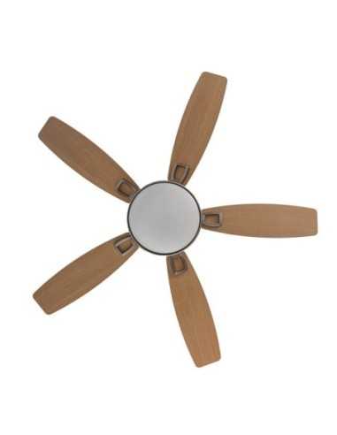 Ventilador 30W DC BRAW NIQUEL 5 ASPAS PLATA/Haya