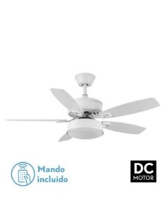Ventilador 30W DC BRAW Blanco 5 ASPAS Blanco/Haya