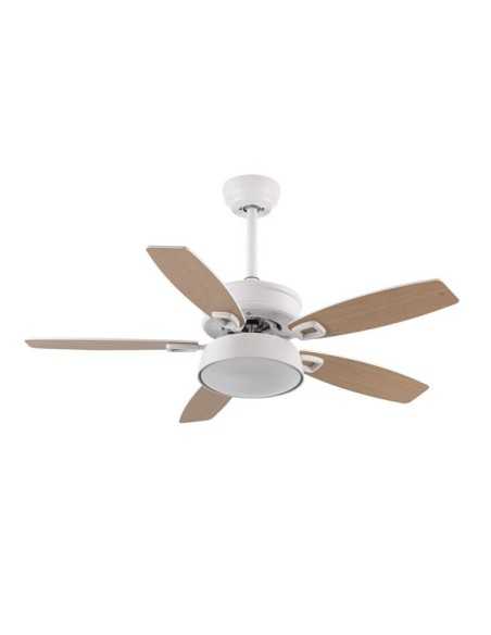 Ventilador 30W DC BRAW Blanco 5 ASPAS Blanco/Haya