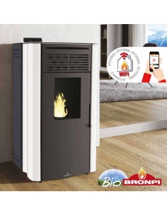 Estufa De Pellet BRONPI Coral- Nc 15 Kw Marf | Hogar Cahersa