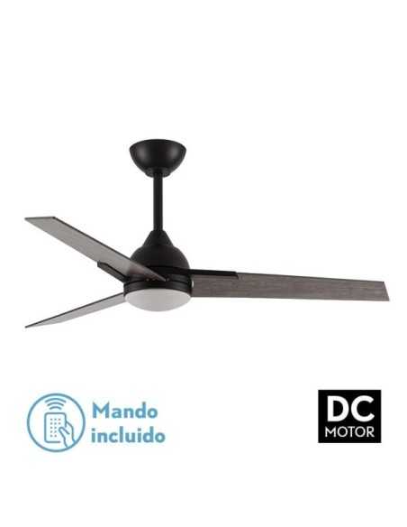 Ventilador 22W DC ARGESTES Negro 3 ASPAS Gris