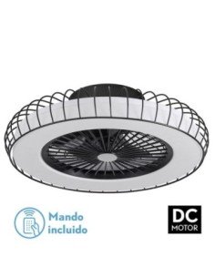 Ventilador 72W DC ALBONEZ Negro 5 ASPAS TRANSP.