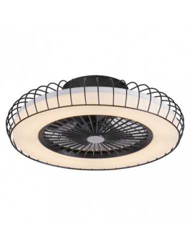 Ventilador 72W DC ALBONEZ Negro 5 ASPAS TRANSP.