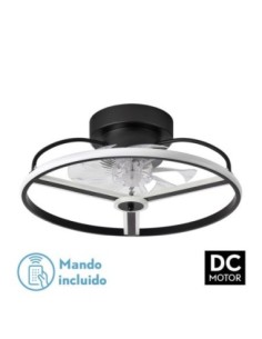 Ventilador 60W DC BORA Negro 8 ASPAS TRANSP.