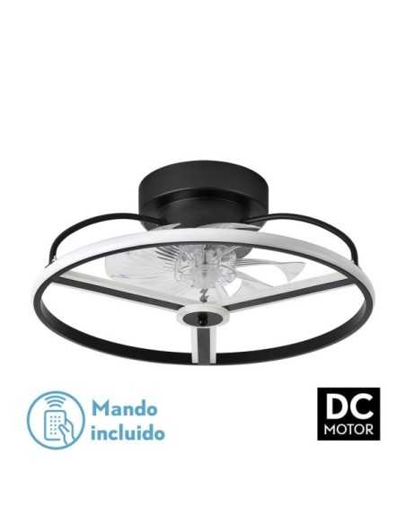 Ventilador 60W DC BORA Negro 8 ASPAS TRANSP.