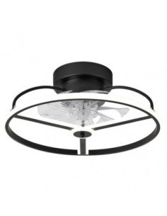 Ventilador 60W DC BORA Negro 8 ASPAS TRANSP. 2