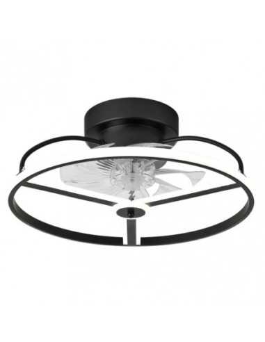 Ventilador 60W DC BORA Negro 8 ASPAS TRANSP.