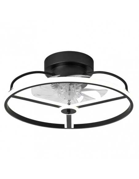 Ventilador 60W DC BORA Negro 8 ASPAS TRANSP.