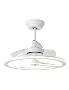 Ventilador 110W DC CHOM Blanco 3ASP.TRANSP. 46/66X62X62CM 2