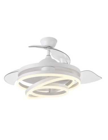 Ventilador 72W DC KAI Blanco 3 ASPAS TRANSP.