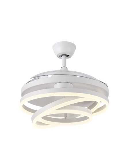 Ventilador 72W DC KAI Blanco 3 ASPAS TRANSP.