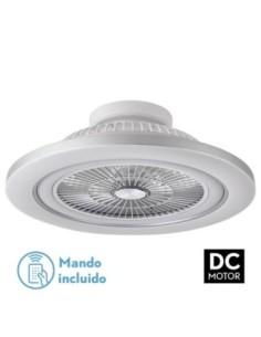 Ventilador 72W DC MATO NIQUEL 5ASPAS TRANSP.