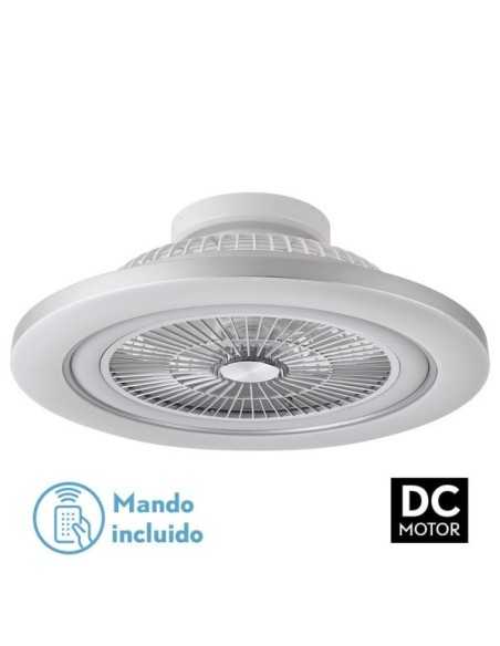 Ventilador 72W DC MATO NIQUEL 5ASPAS TRANSP.
