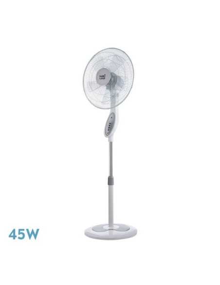 Ventilador de Pie FLOXO Blanco/Gris 3 VEL. 45W