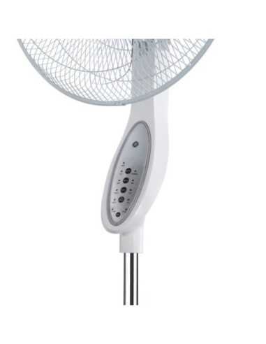 Ventilador de Pie FLOXO Blanco/Gris 3 VEL. 45W