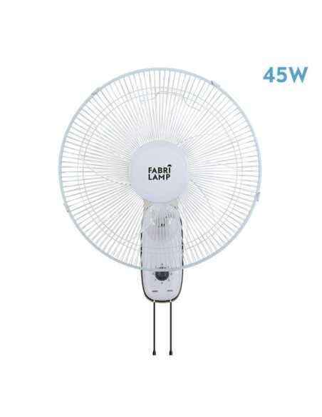 Ventilador de Pared CUDO Blanco 3 VEL. 45W OSCILANTE