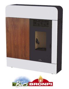 Estufa De Pellet BRONPI Dora 11kw Extraplana | Hogar Cahersa 2