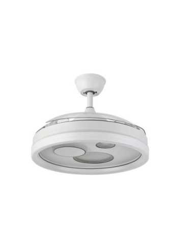Ventilador DC TURIA 72W 6120LM Blanco 3 ASP.DESPLEGABLES