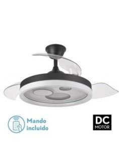 Ventilador DC TURIA 72W 6120LM Negro/Blanco 3