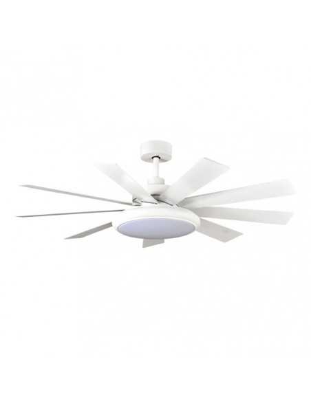 Ventilador DC PIREO 36W Blanco 9 ASPAS BLANCA/Haya