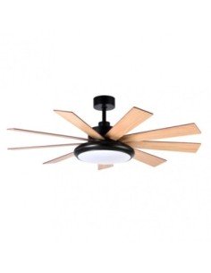 Ventilador DC PIREO 36W Negro 9 ASPAS ROBLE/Haya 2