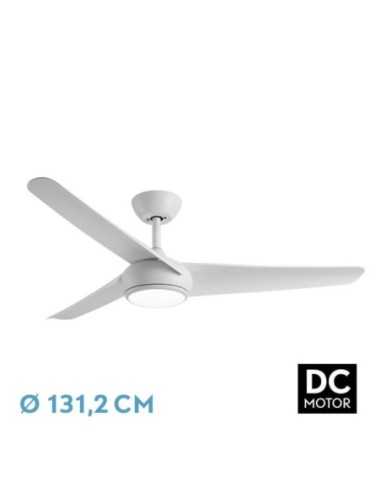 Ventilador DC PATRAS 24W Blanco 3 ASPAS 6 VELOCIDADES