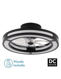 Ventilador DC 58W KASTORIA Negro 8 ASPAS ABS