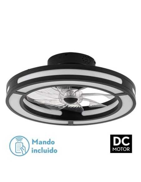 Ventilador DC 58W KASTORIA Negro 8 ASPAS ABS