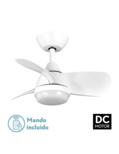 Ventilador DC 24W PIRDO Blanco 3 ASPAS 60D 2400LM