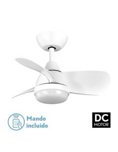 Ventilador DC 24W PIRDO Blanco 3 ASPAS 60D 2400LM