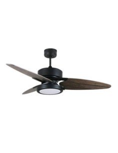 Ventilador DC CROSS 30W Negro 3 ASPAS Gris/ROBLE 2