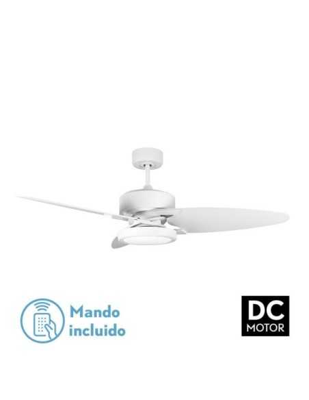 Ventilador DC CROSS 30W Blanco 3 ASPAS Blanco/Haya