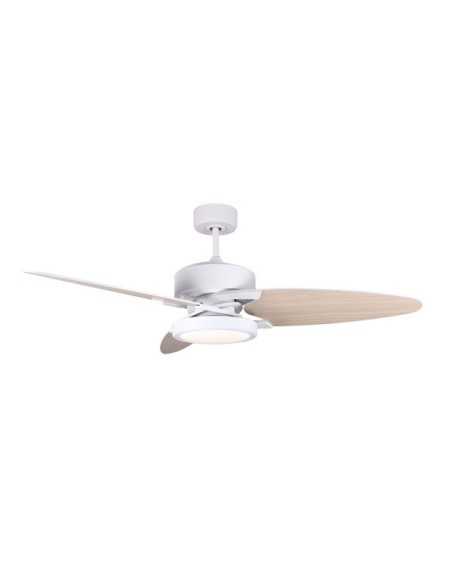 Ventilador DC CROSS 30W Blanco 3 ASPAS Blanco/Haya