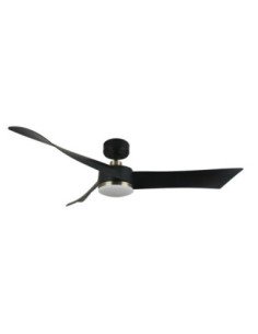 Ventilador DC TEMPEL 26W Negro/CUERO 3 ASPAS 2