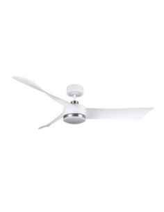 Ventilador DC TEMPEL 26W Blanco/NIQUEL 3 ASPAS 2