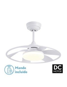 Ventilador DC CELSIUS 26W Blanco 6 ASPAS 55D