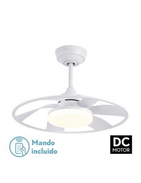 Ventilador DC CELSIUS 26W Blanco 6 ASPAS 55D