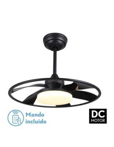Ventilador DC CELSIUS 26W Negro 6 ASPAS 55D 2950LM