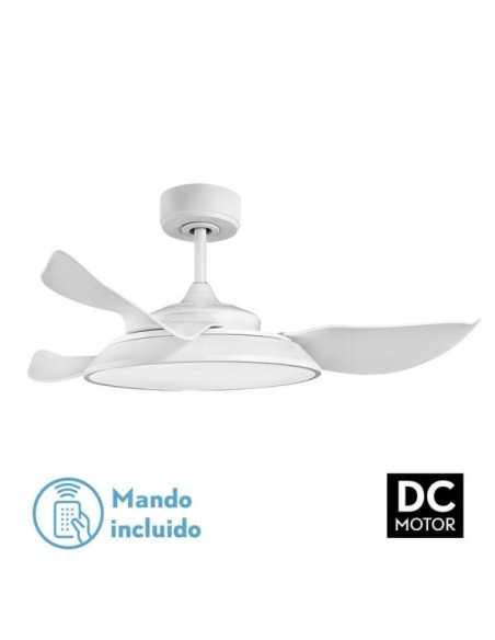 Ventilador DC SIERRA 40W Blanco 3 ASPAS 107D