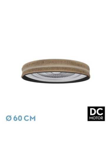 Ventilador DC NATALIA 72W SACO-Negro 60D 5 ASPAS