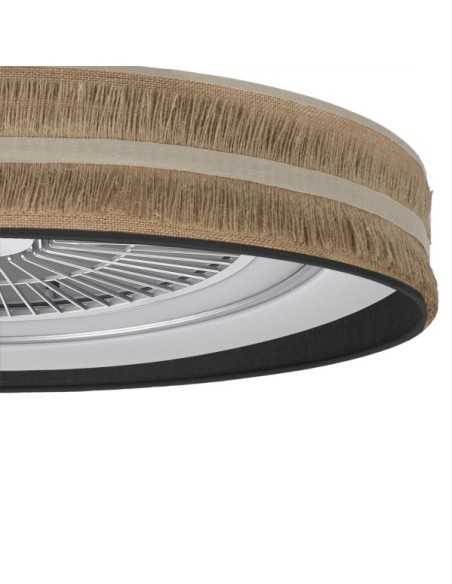 Ventilador DC NATALIA 72W SACO-Negro 60D 5 ASPAS