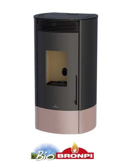 Estufa De Pellet BRONPI Mila 11 Kw Nude Wifi | Hogar Cahersa